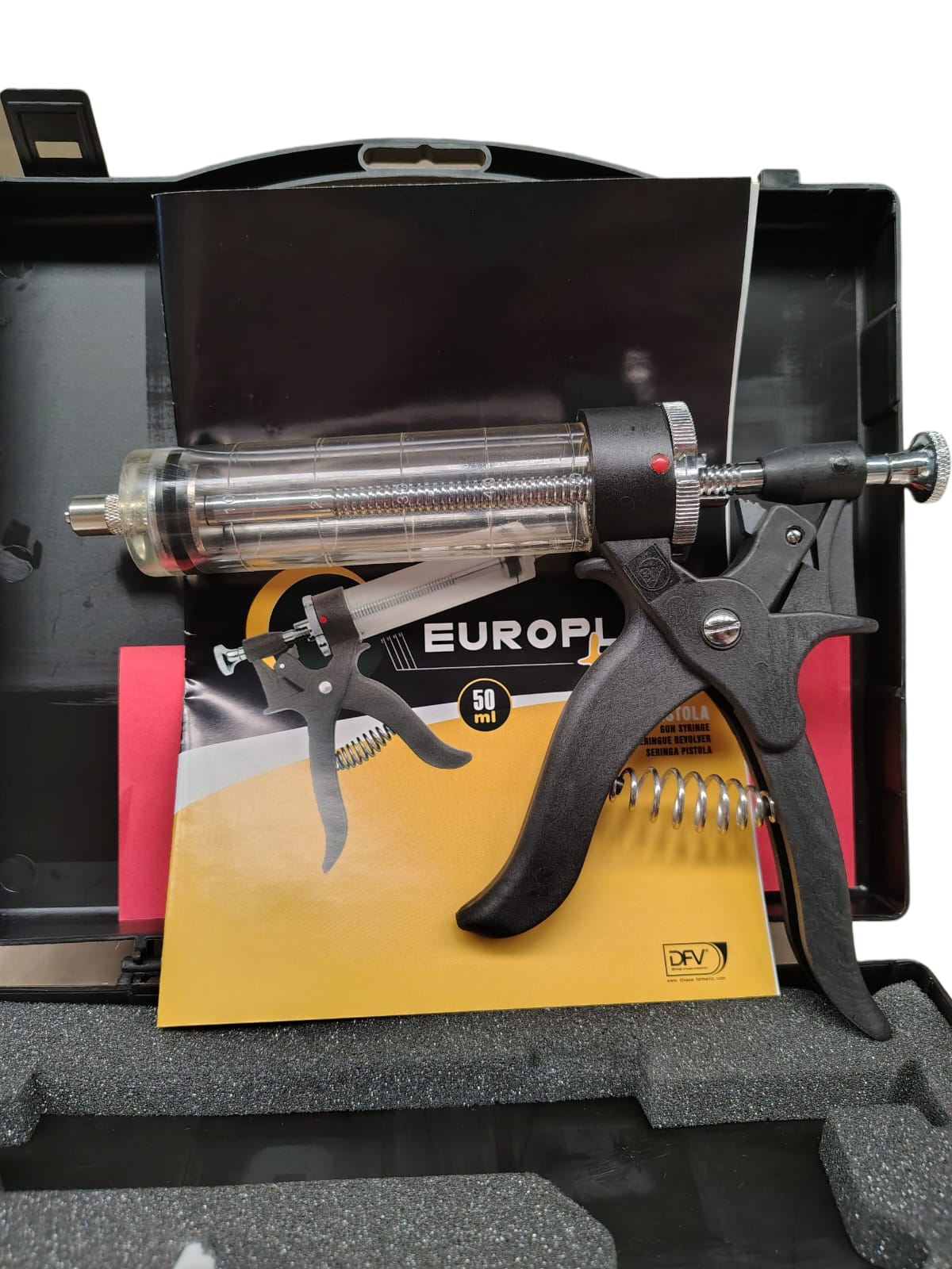 Pistola Dosificadora Europlex Top 50 – Precisión de 1 a 5 ml | Reutilizable 50 ml
