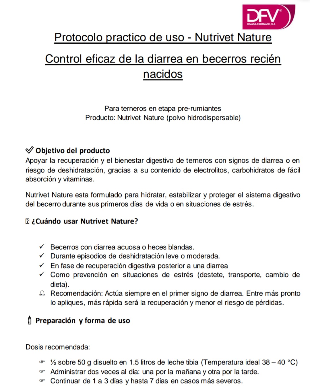 Nutrivet Nature Sobre Individual 100 gramos